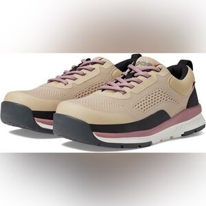 NWT Bogs Women's working Sneakers in Beige and Pink